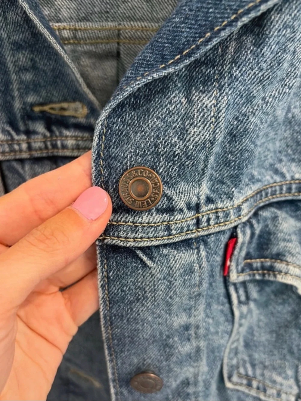 Levi's Small Blue Vintage-Style Denim Jacket